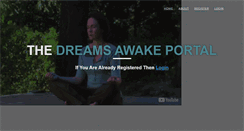 Desktop Screenshot of dreamsawakeportal.com